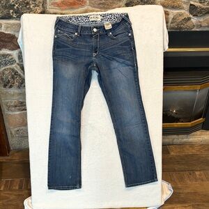 Ariat Indigo Low Rise Straight Leg Jeans